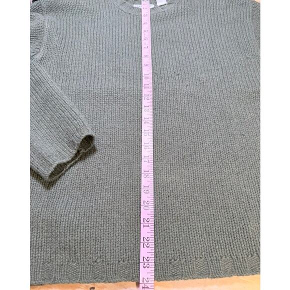 VTG Preview International Petites 100% Wool Crewneck Sweater Size S Cozy Preppy - Picture 7 of 8